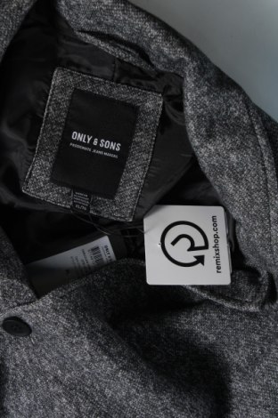 Ανδρικά παλτό Only & Sons, Μέγεθος XL, Χρώμα Γκρί, Τιμή 39,90 €