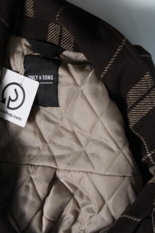 Ανδρικά παλτό Only & Sons, Μέγεθος M, Χρώμα Πολύχρωμο, Τιμή 27,48 €