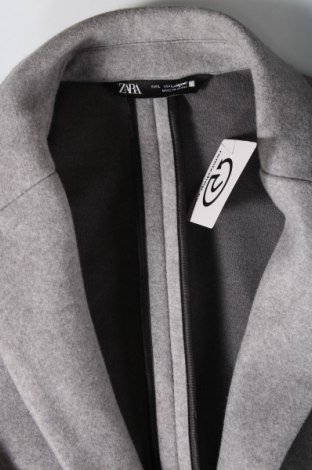 Мъжко палто Zara, Размер L, Цвят Сив, Цена 27,44 лв.