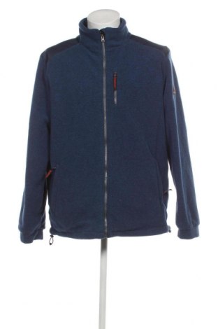 Ανδρικό μπουφάν fleece, Μέγεθος 3XL, Χρώμα Μπλέ, Τιμή 25,76 €
