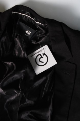 Мъжко сако H&M, Размер L, Цвят Черен, Цена 44,00 лв.