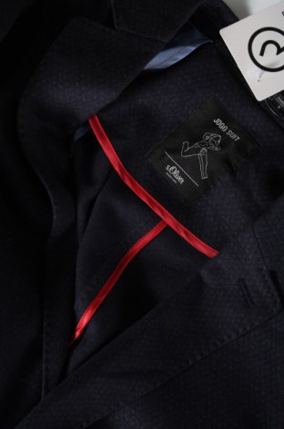 Ανδρικό σακάκι S.Oliver Black Label, Μέγεθος L, Χρώμα Μπλέ, Τιμή 16,15 €