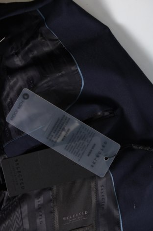 Ανδρικό σακάκι Selected, Μέγεθος XL, Χρώμα Μπλέ, Τιμή 124,23 €
