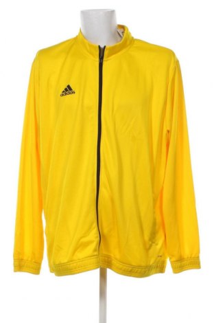 Ανδρική αθλητική ζακέτα Adidas, Μέγεθος 3XL, Χρώμα Κίτρινο, Τιμή 47,30 €