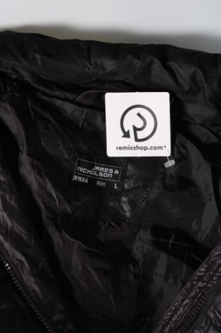 Ανδρικό μπουφάν James & Nicholson, Μέγεθος L, Χρώμα Μαύρο, Τιμή 17,94 €