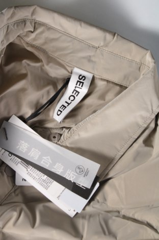 Ανδρικό μπουφάν Selected, Μέγεθος M, Χρώμα  Μπέζ, Τιμή 22,08 €