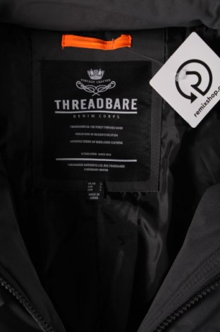Ανδρικό μπουφάν Threadbare, Μέγεθος L, Χρώμα Γκρί, Τιμή 18,68 €