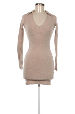 Φόρεμα Bershka, Μέγεθος XS, Χρώμα  Μπέζ, Τιμή 3,77 €
