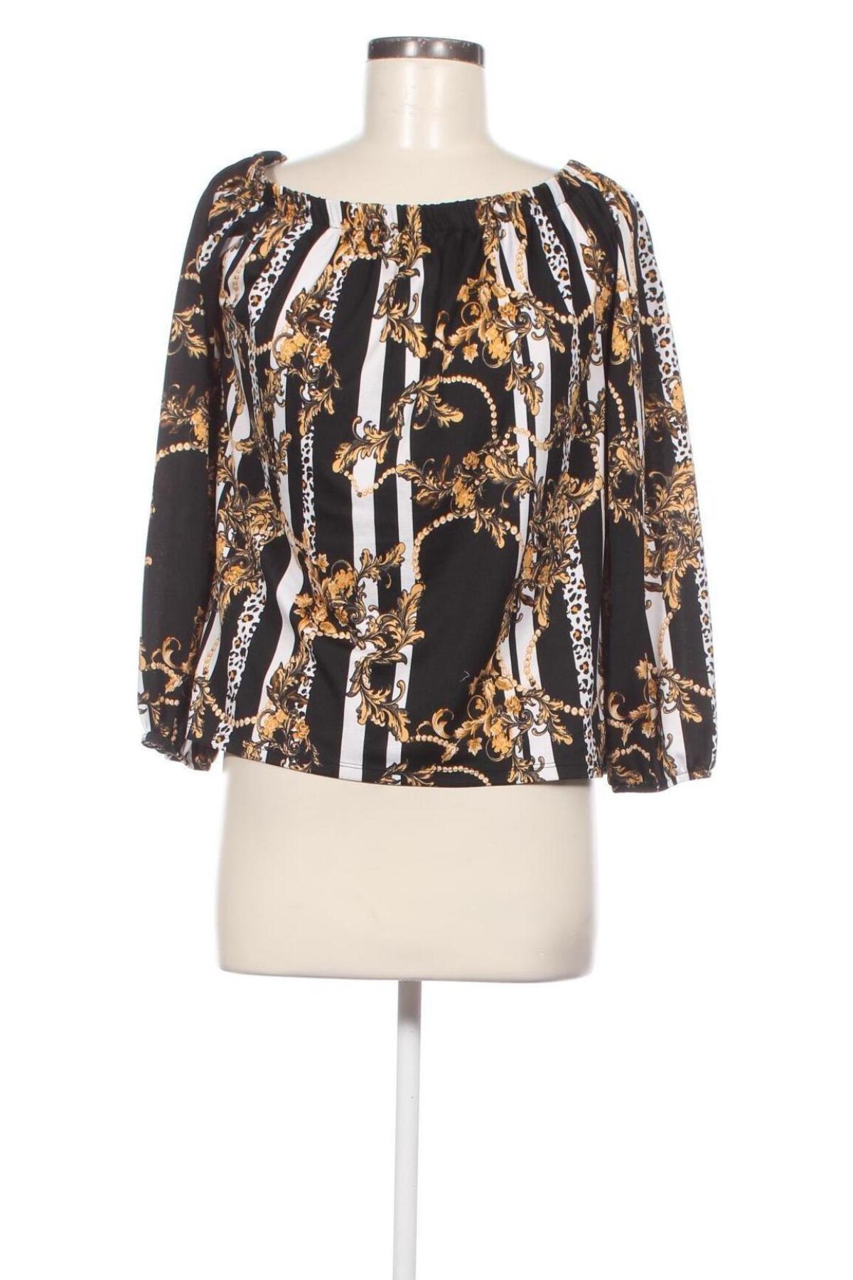 Γυναικεία μπλούζα Amisu, Μέγεθος M, Χρώμα Πολύχρωμο, Τιμή 1,75 €