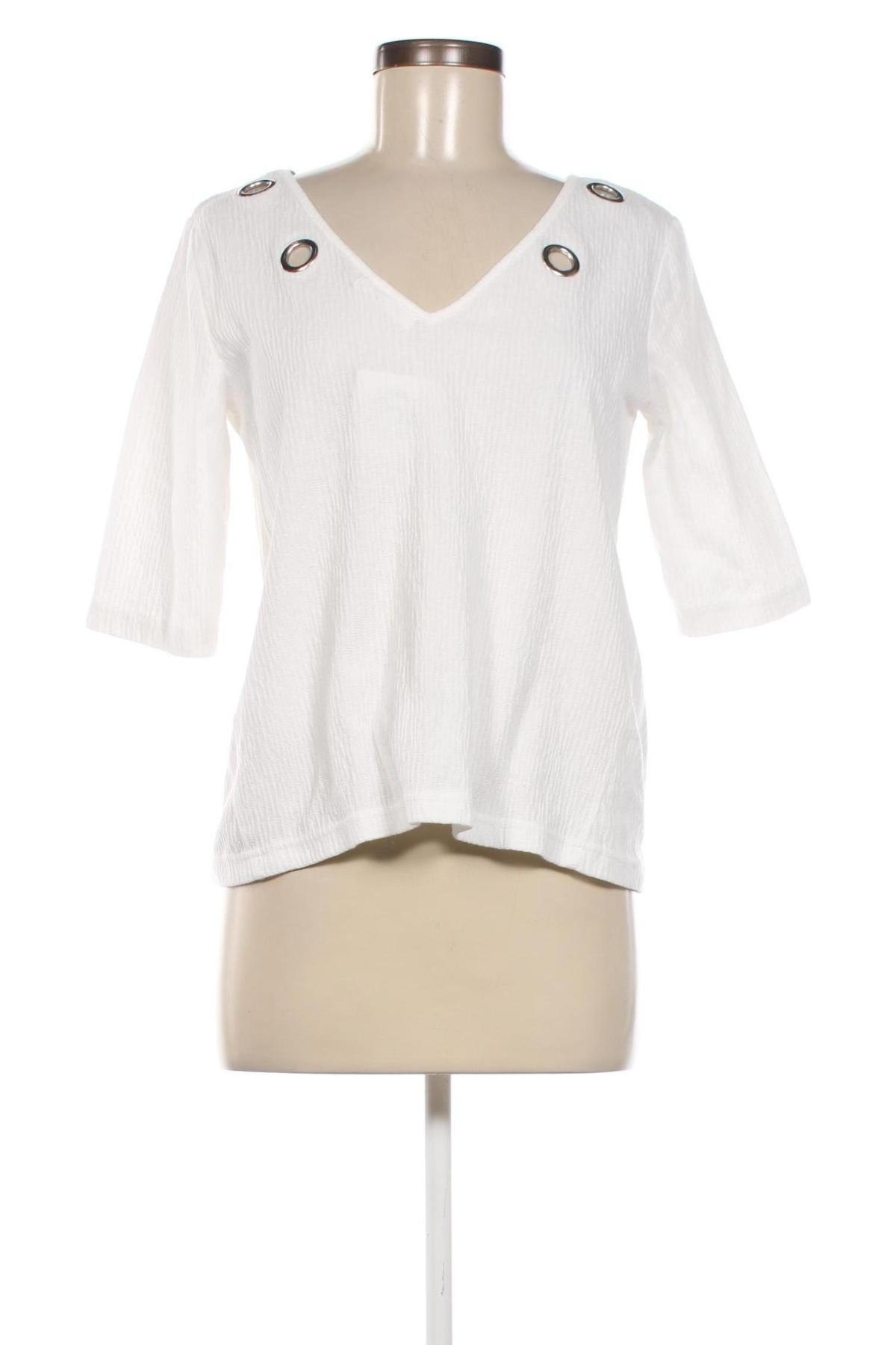 Дамска блуза Cache Cache, Размер M, Цвят Бял, Цена 31,00 лв.