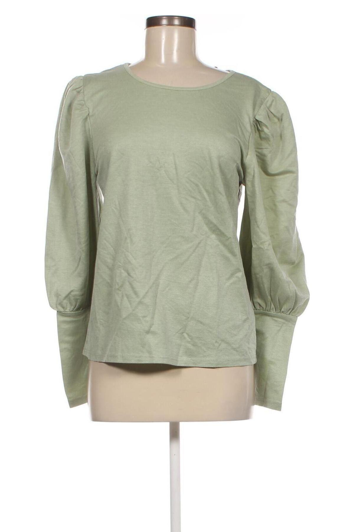 Γυναικεία μπλούζα Free Quent, Μέγεθος M, Χρώμα Πράσινο, Τιμή 22,83 €