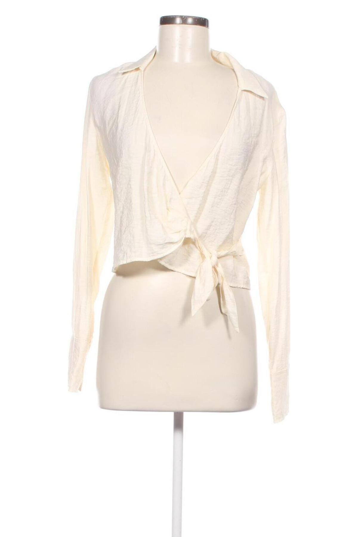 Дамска блуза H&M, Размер S, Цвят Екрю, Цена 5,51 лв.