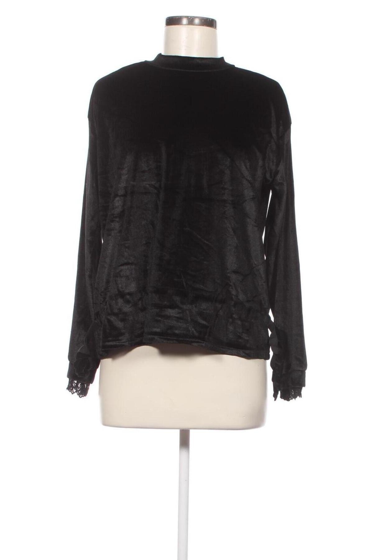 Дамска блуза Moodo, Размер M, Цвят Черен, Цена 7,20 лв.