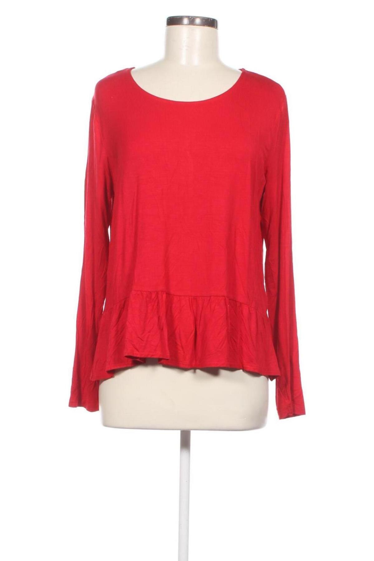 Γυναικεία μπλούζα Moodo, Μέγεθος XL, Χρώμα Κόκκινο, Τιμή 4,45 €