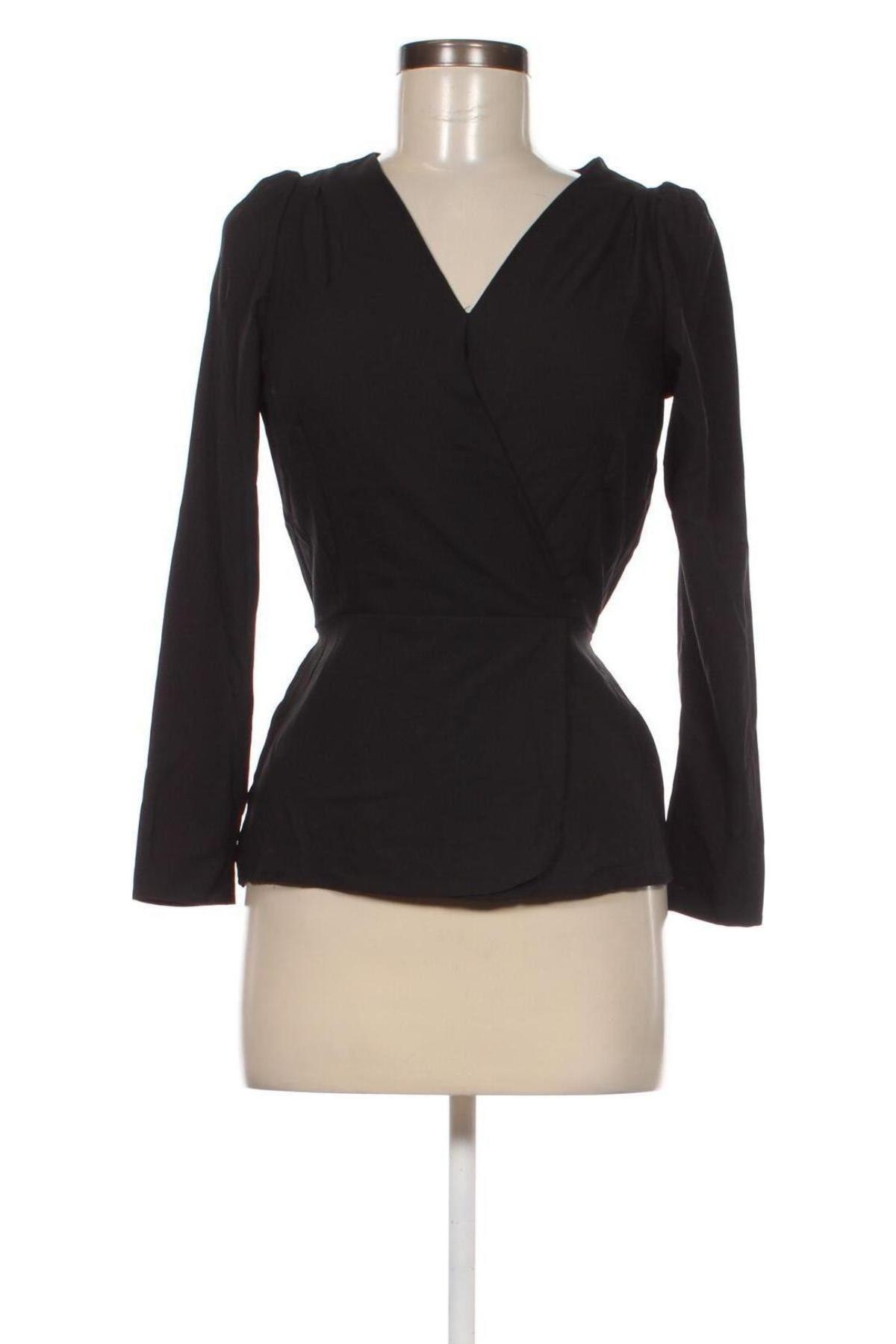 Γυναικεία μπλούζα Moodo, Μέγεθος XS, Χρώμα Μαύρο, Τιμή 4,45 €