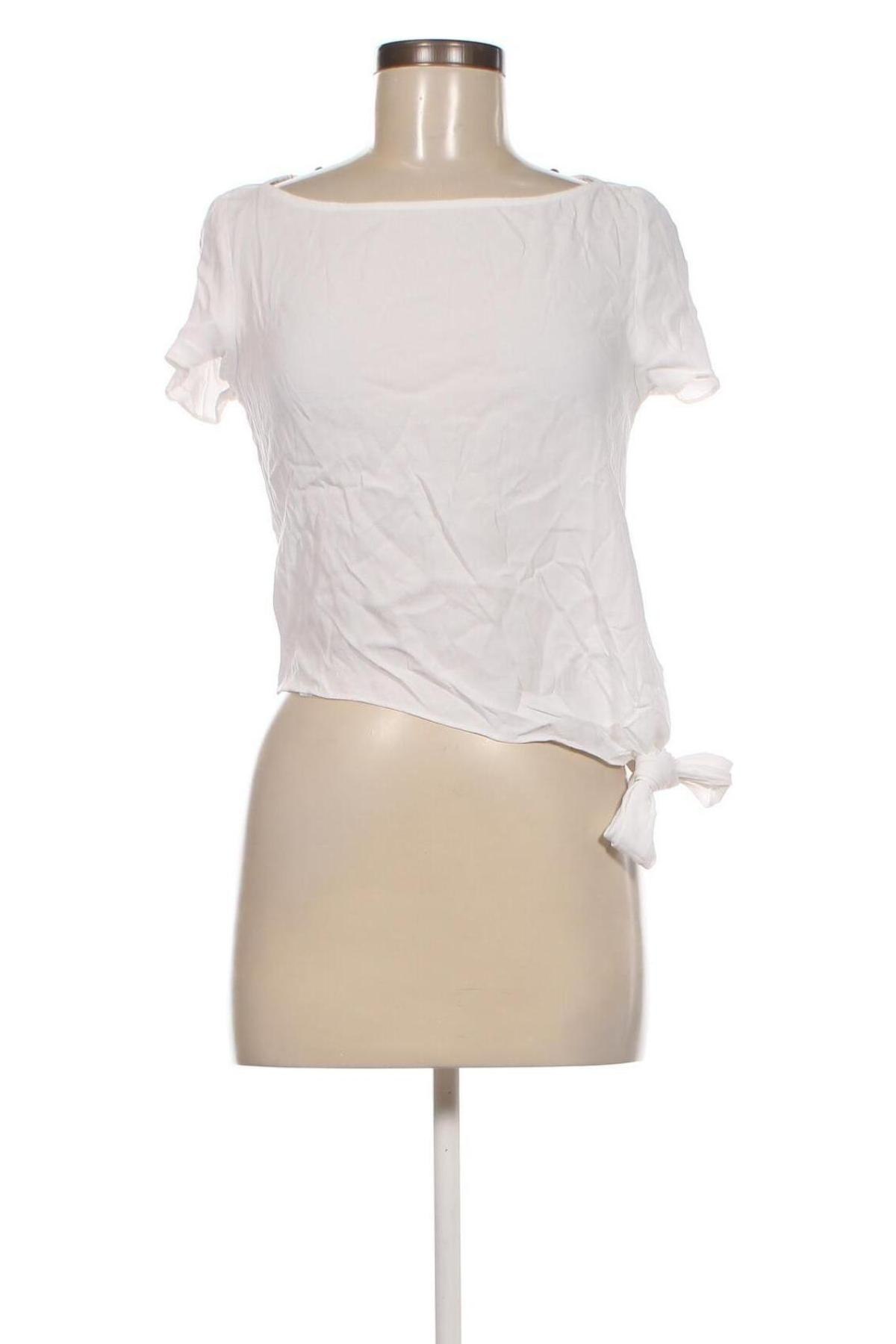 Damen Shirt Stradivarius, Größe M, Farbe Weiß, Preis € 8,02