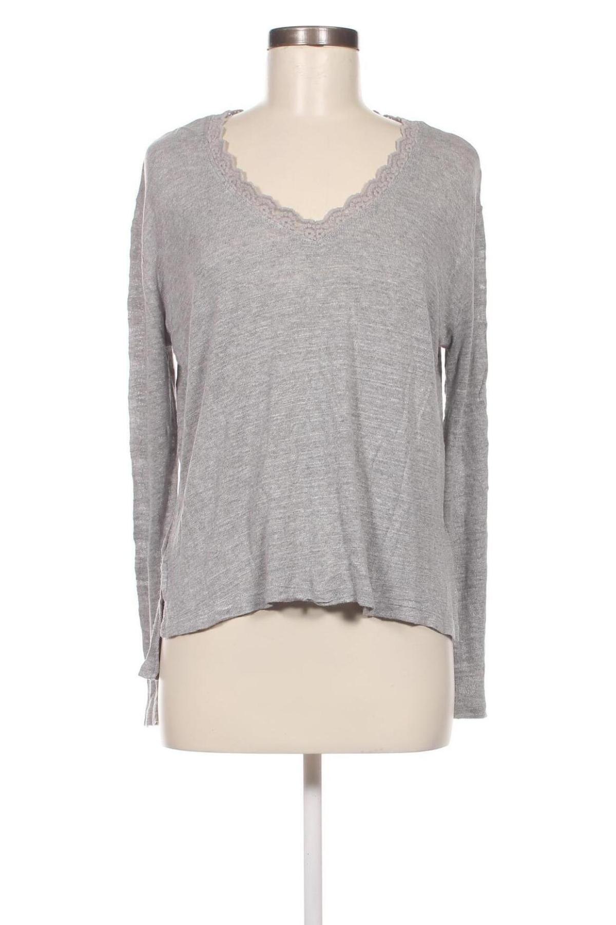 Damen Shirt Stradivarius, Größe M, Farbe Grau, Preis 2,78 €