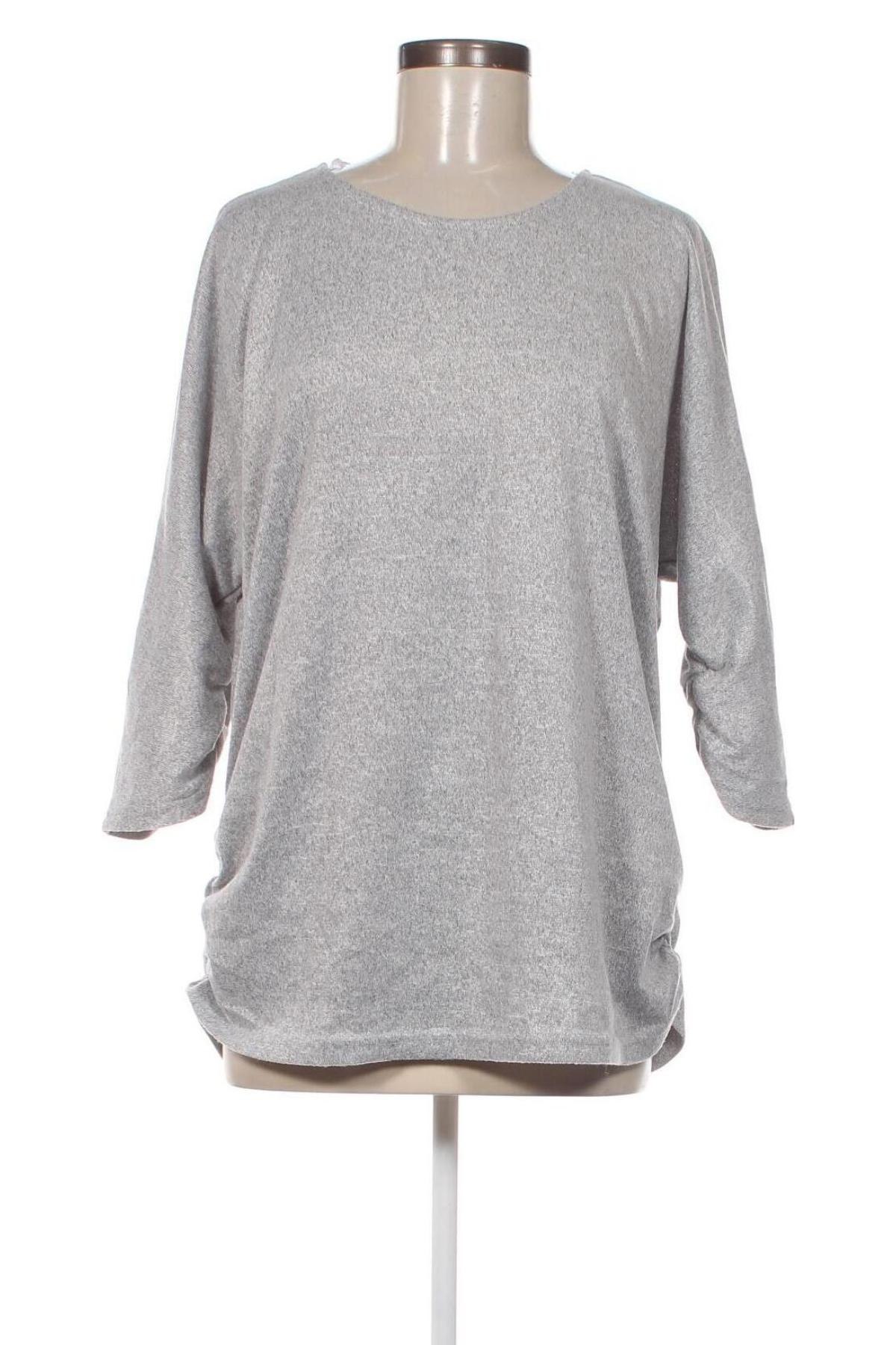 Γυναικεία μπλούζα Zavanna, Μέγεθος XL, Χρώμα Γκρί, Τιμή 4,47 €