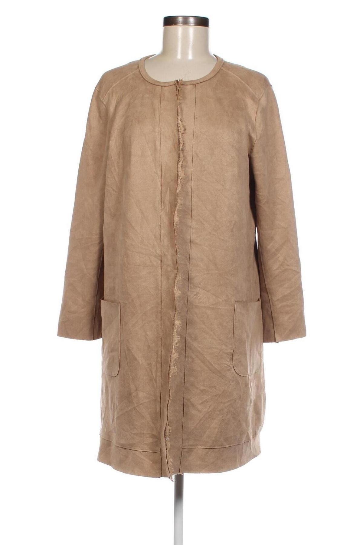 Palton de femei Joan Vass, Mărime L, Culoare Bej, Preț 309,21 Lei