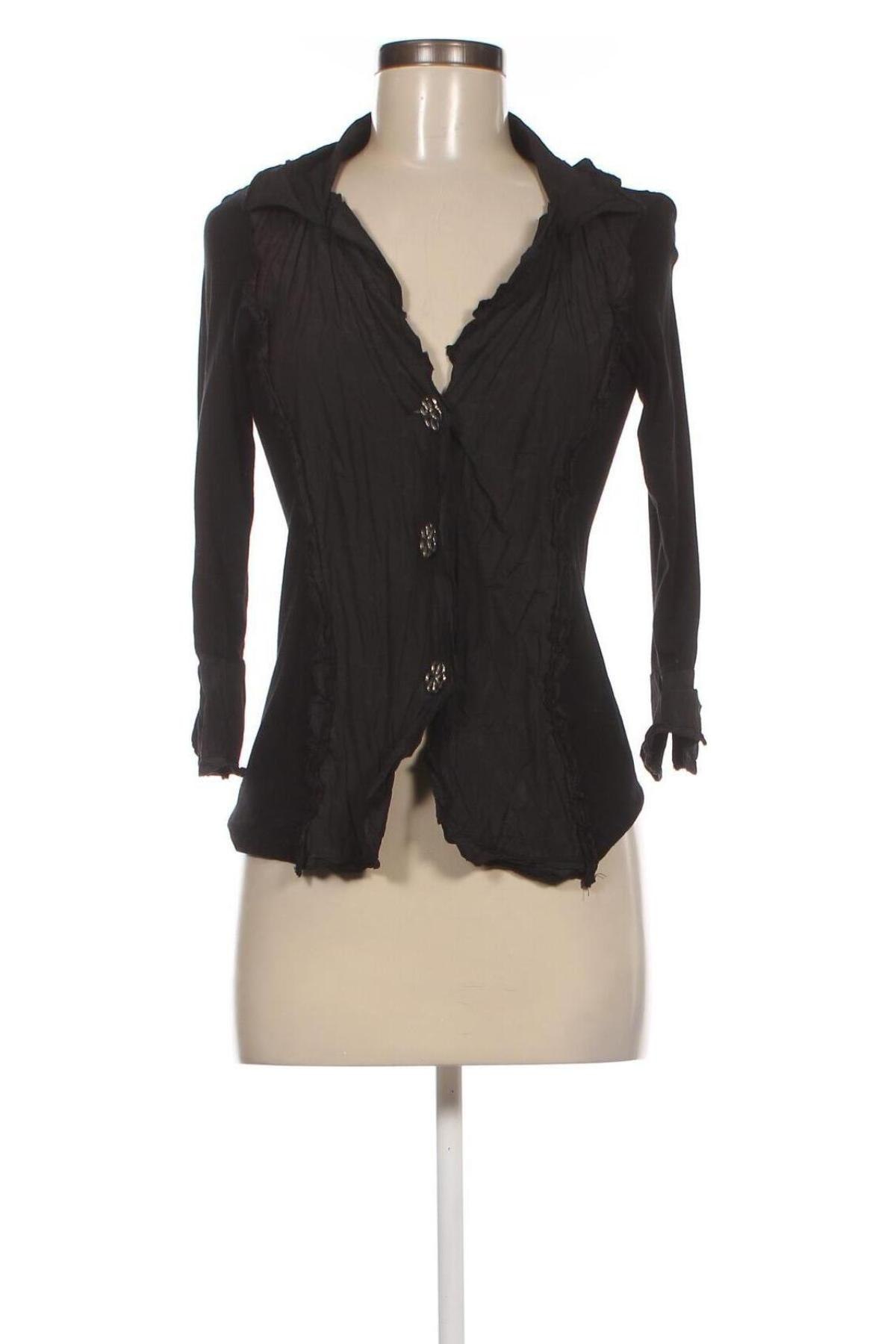 Γυναικείο πουκάμισο Tuzzi, Μέγεθος XS, Χρώμα Μαύρο, Τιμή 3,56 €