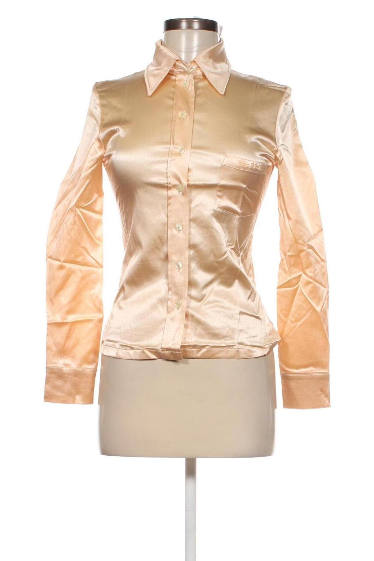 Γυναικείο πουκάμισο Zino & Judy, Μέγεθος S, Χρώμα  Μπέζ, Τιμή 6,19 €