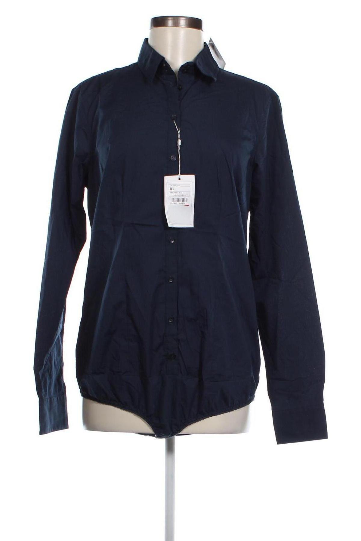 Γυναικείο πουκάμισο-κορμάκι Piazza Italia, Μέγεθος XL, Χρώμα Μπλέ, Τιμή 16,70 €