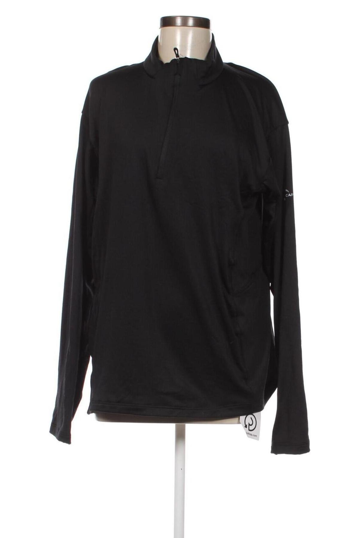 Дамска спортна блуза Nordcap, Размер XXL, Цвят Черен, Цена 15,86 лв.