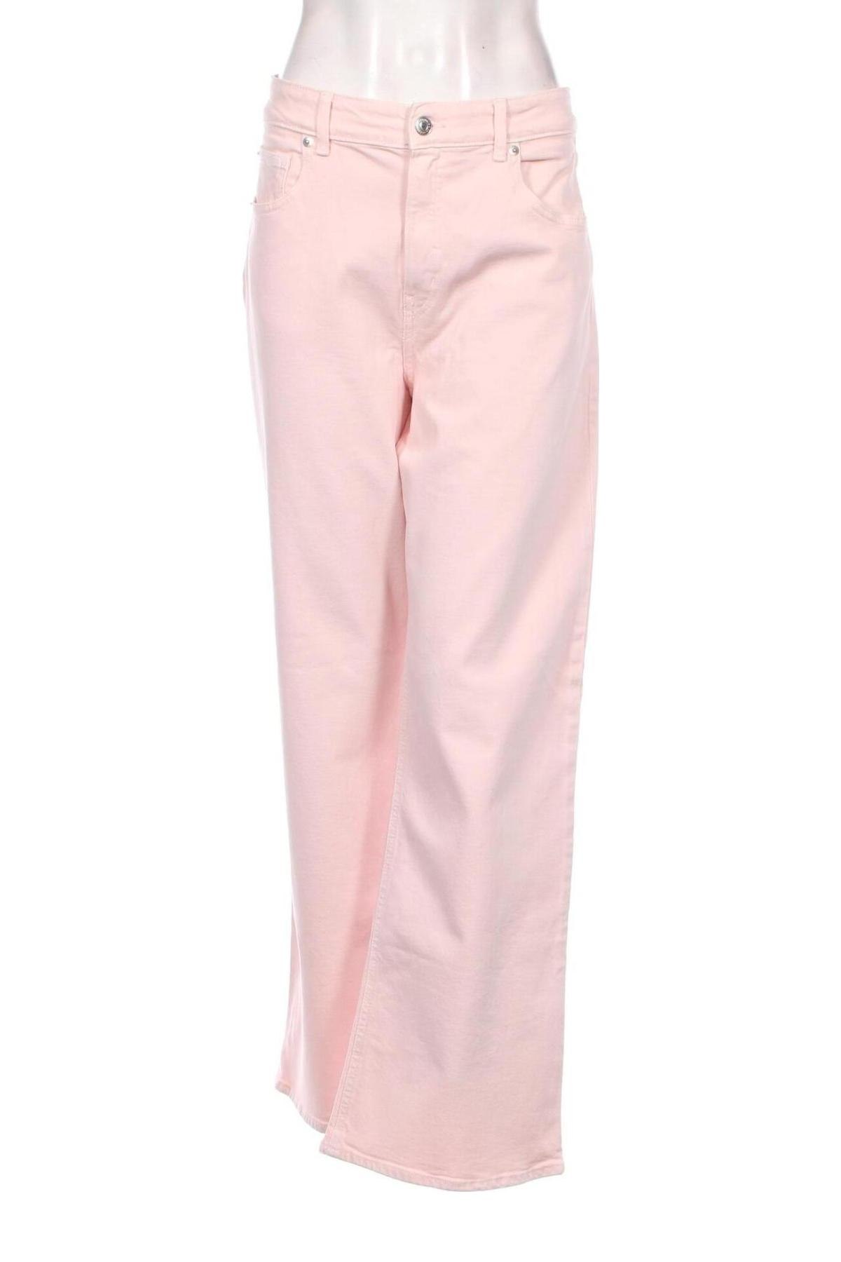 Blugi de femei H&M, Mărime L, Culoare Roz, Preț 117,35 Lei
