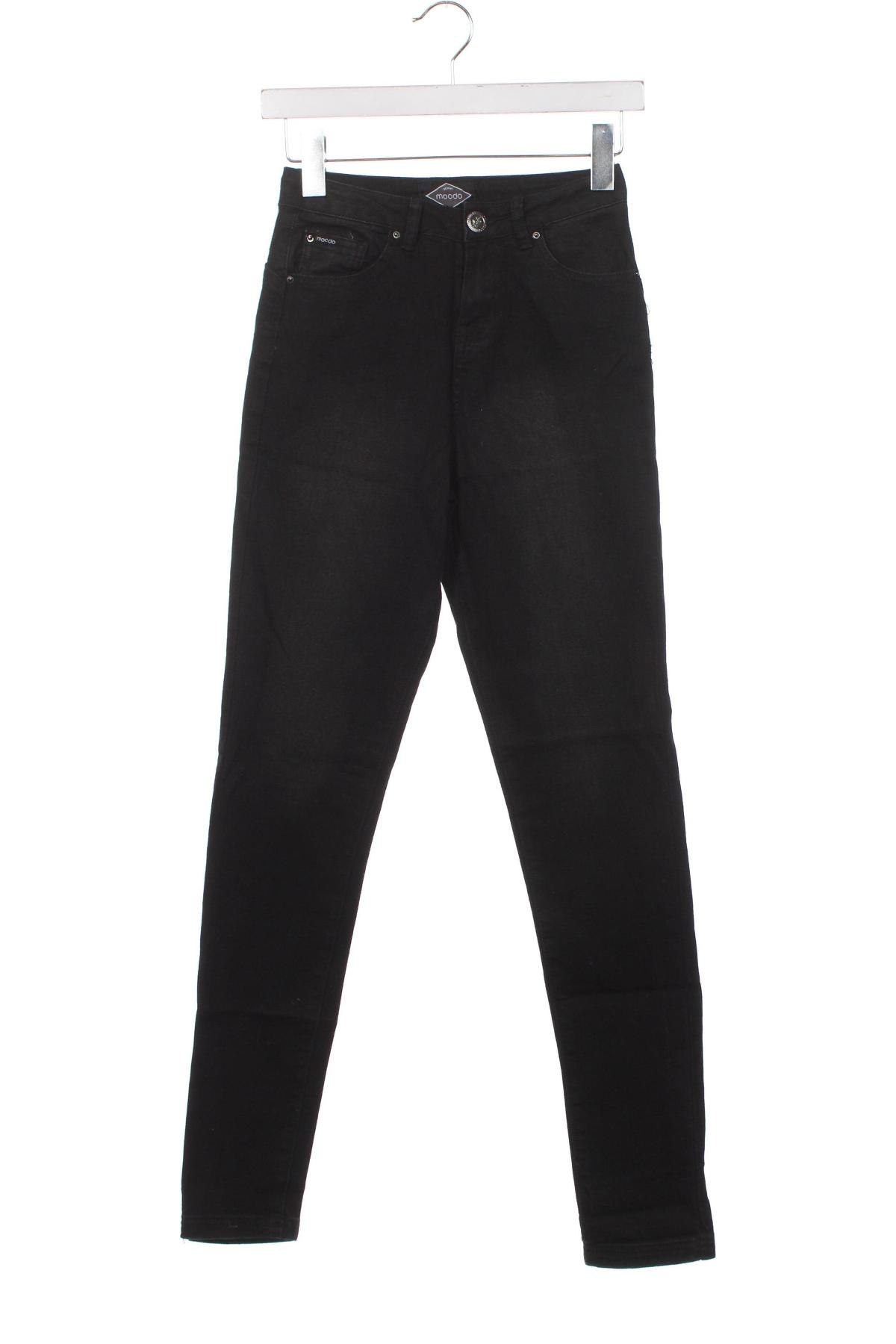 Damen Jeans Moodo, Größe XS, Farbe Schwarz, Preis 7,18 €