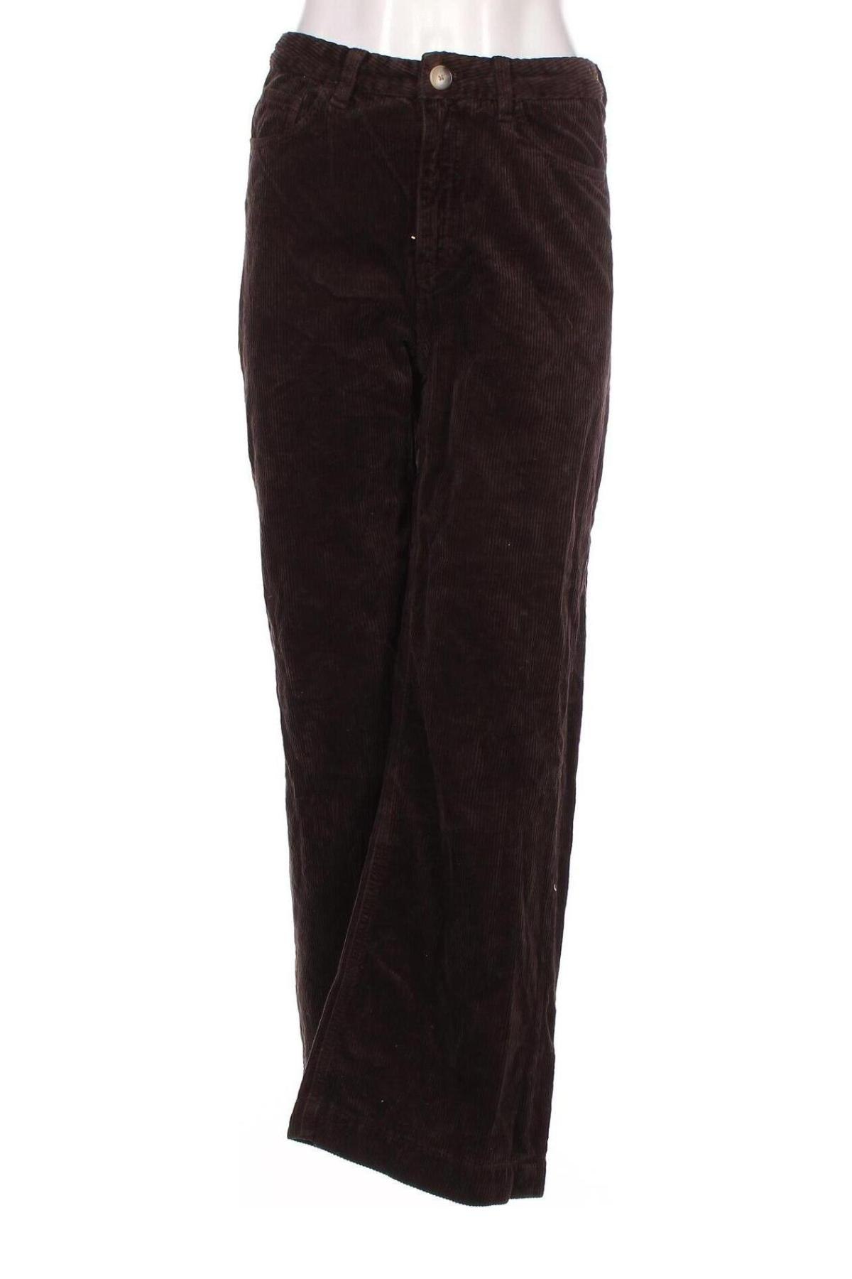 Pantaloni de velvet de femei Arnie Says, Mărime S, Culoare Maro, Preț 25,79 Lei