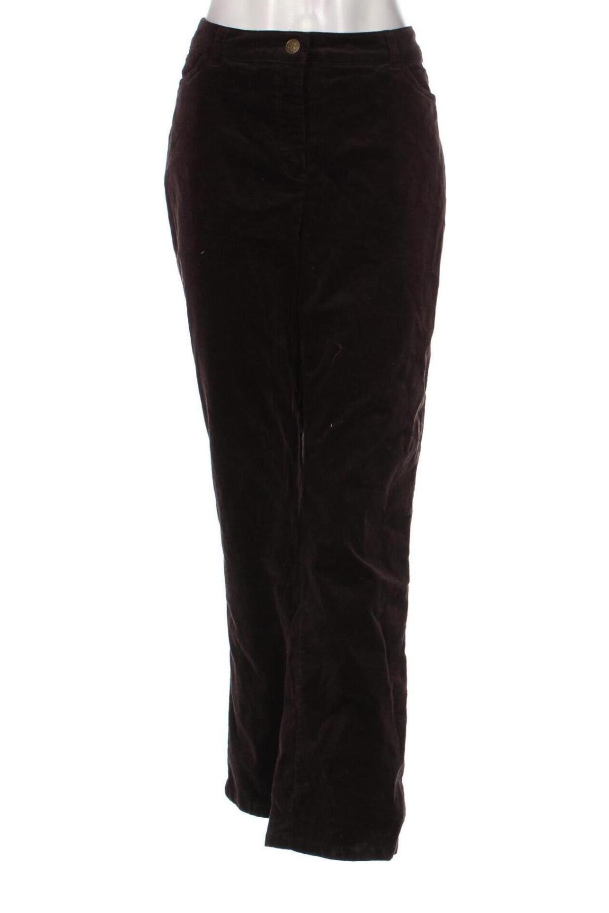 Γυναικείο κοτλέ παντελόνι Canda, Μέγεθος M, Χρώμα Καφέ, Τιμή 4,13 €