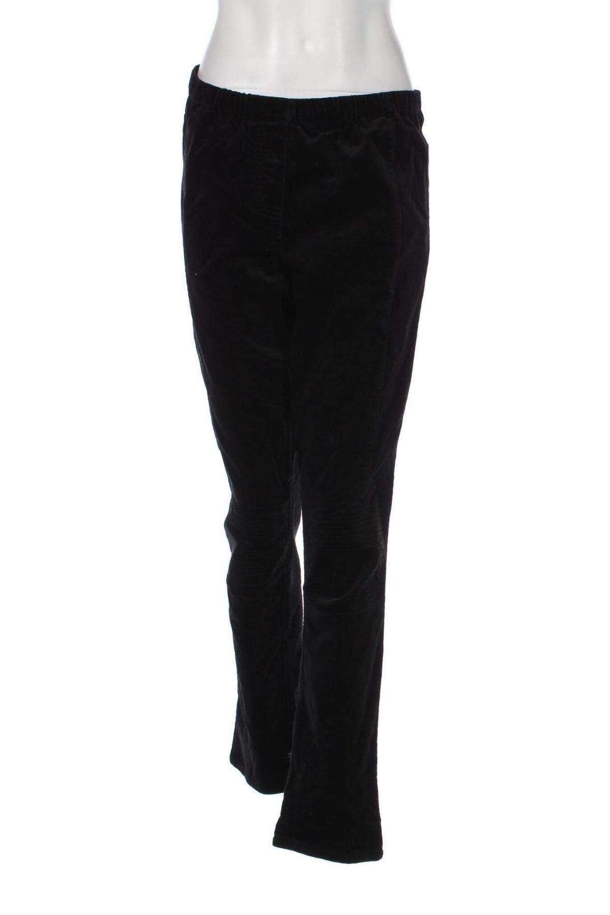 Γυναικείο κοτλέ παντελόνι Soya Concept, Μέγεθος XL, Χρώμα Μαύρο, Τιμή 4,66 €