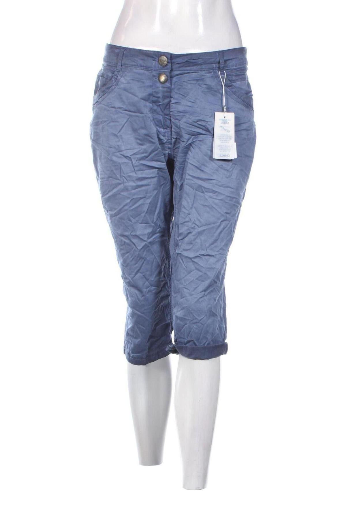 Pantaloni scurți de femei Cecil, Mărime XL, Culoare Albastru, Preț 236,84 Lei