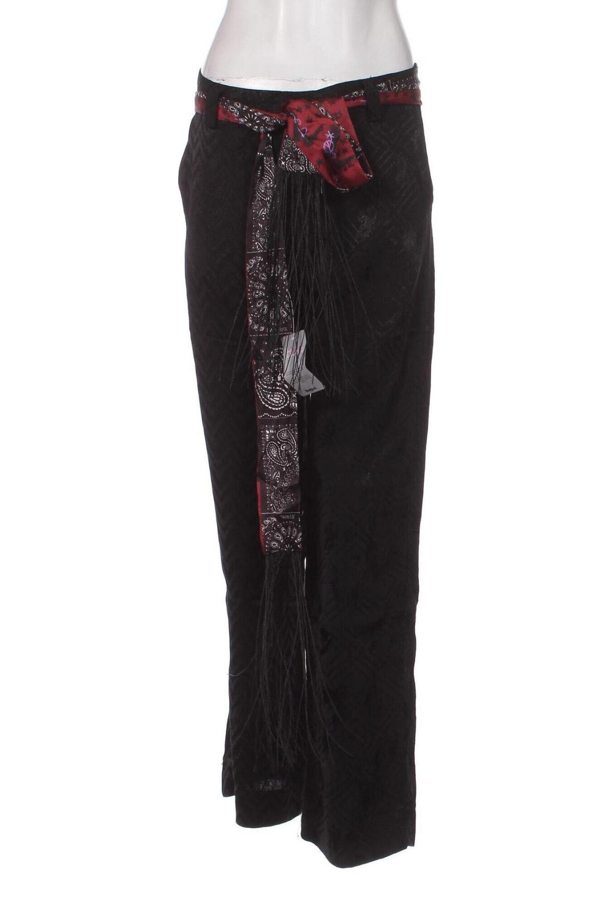 Pantaloni de femei Desigual, Mărime M, Culoare Negru, Preț 480,26 Lei