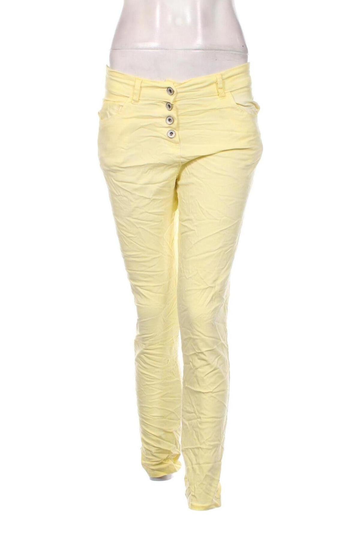 Pantaloni de femei Zabaione, Mărime S, Culoare Galben, Preț 31,48 Lei