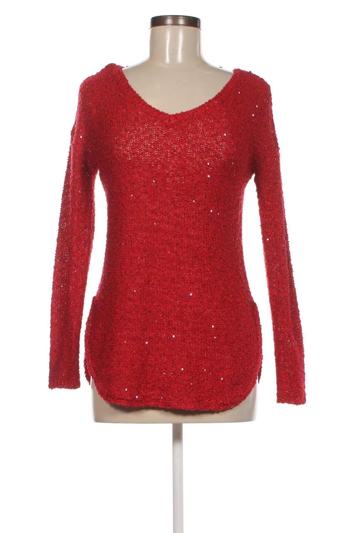 Damenpullover, Größe M, Farbe Rot, Preis 10,99 €