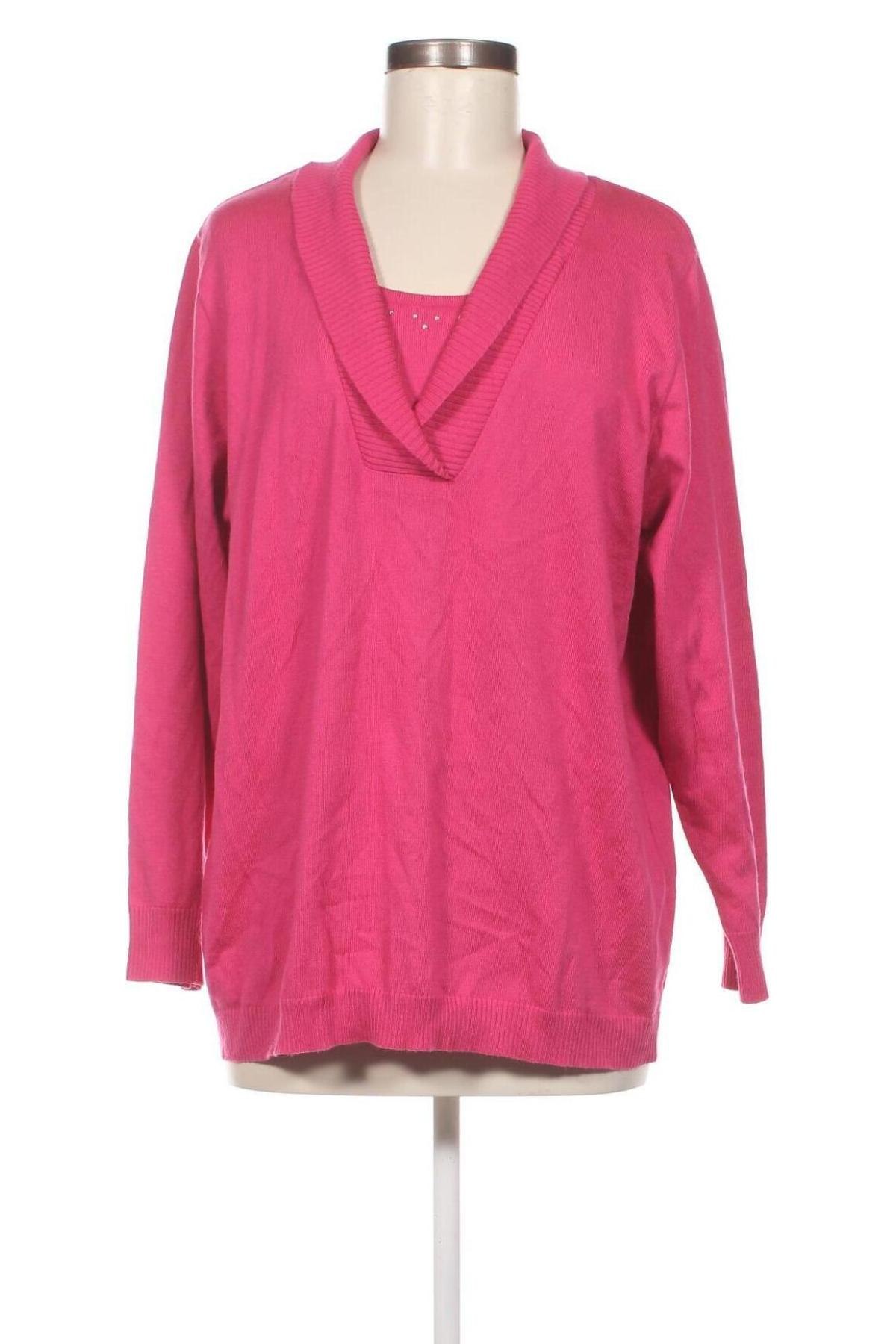 Pulover de femei, Mărime XXL, Culoare Roz, Preț 33,39 Lei