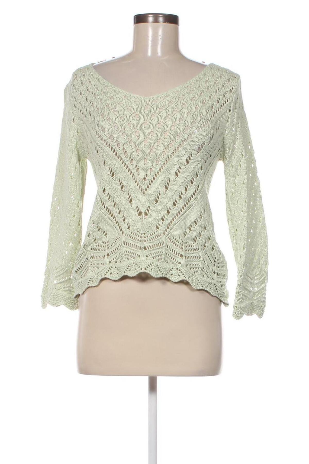 Дамски пуловер Body Flirt, Размер XXS, Цвят Зелен, Цена 10,15 лв.