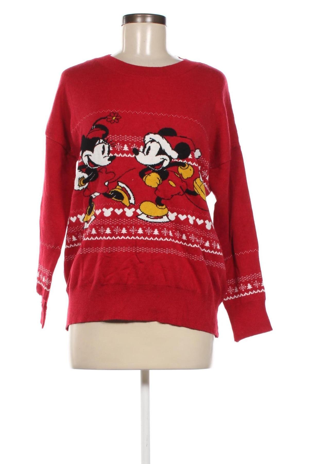 Damenpullover Disney, Größe M, Farbe Rot, Preis 21,99 €