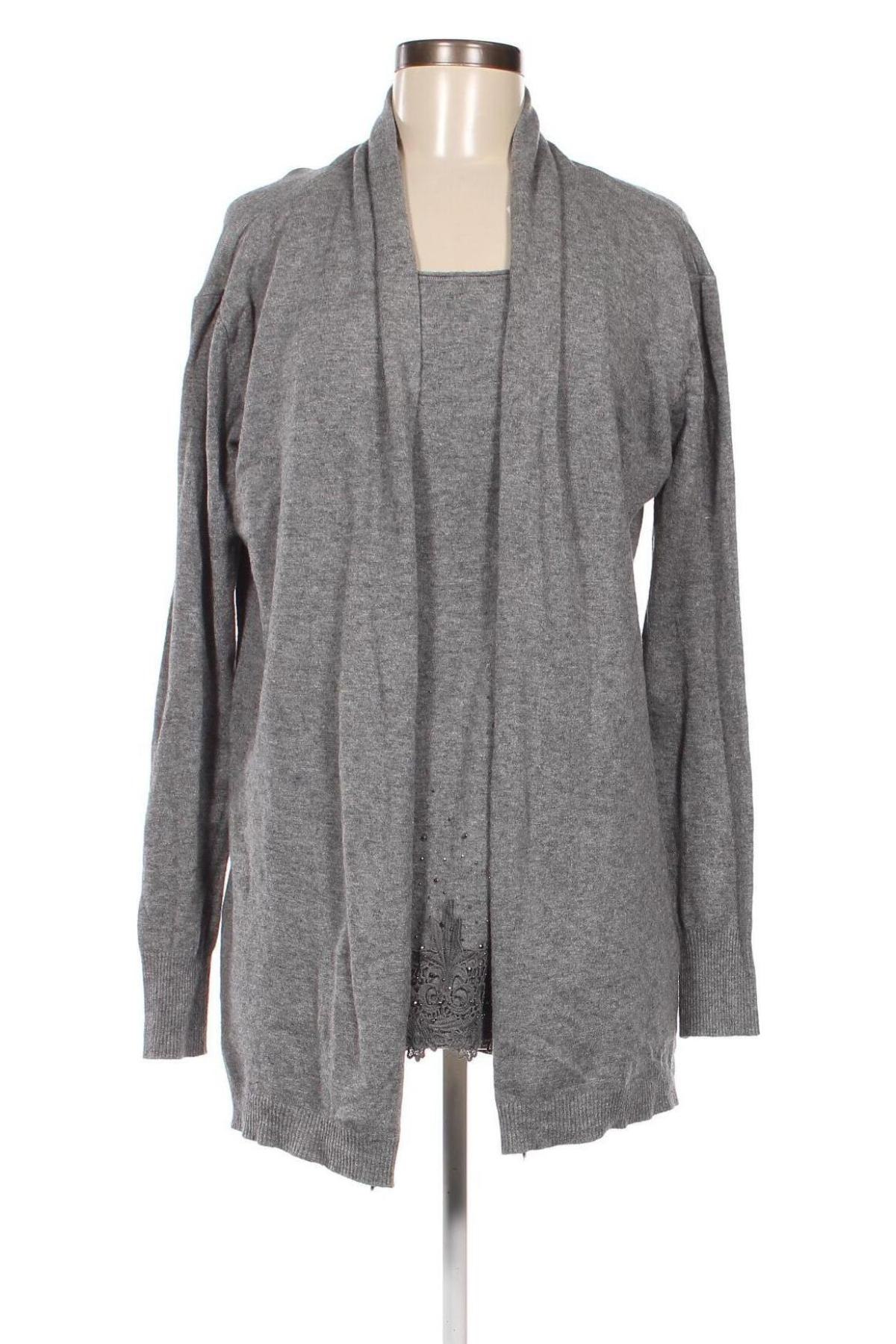 Γυναικείο πουλόβερ Elexa, Μέγεθος M, Χρώμα Γκρί, Τιμή 6,28 €