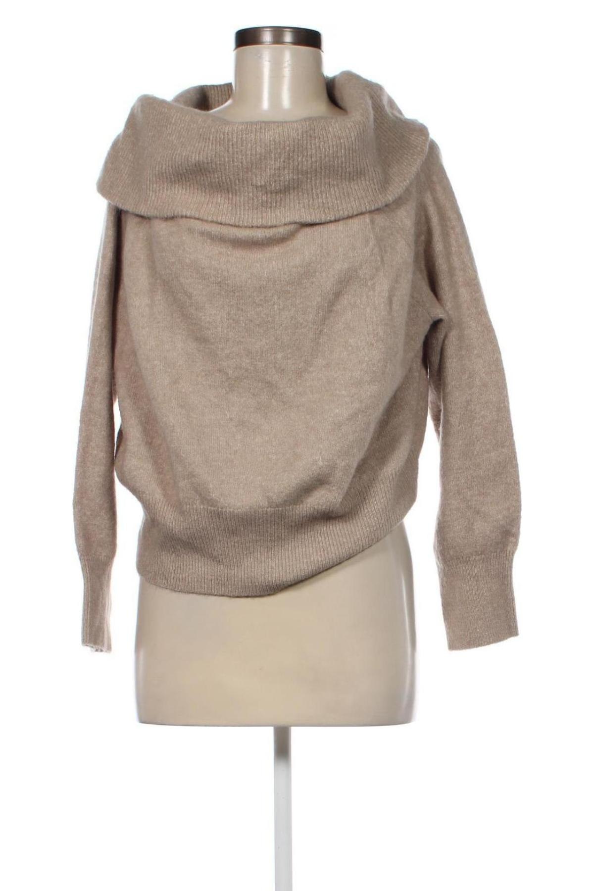 Дамски пуловер H&M, Размер S, Цвят Бежов, Цена 7,54 лв.