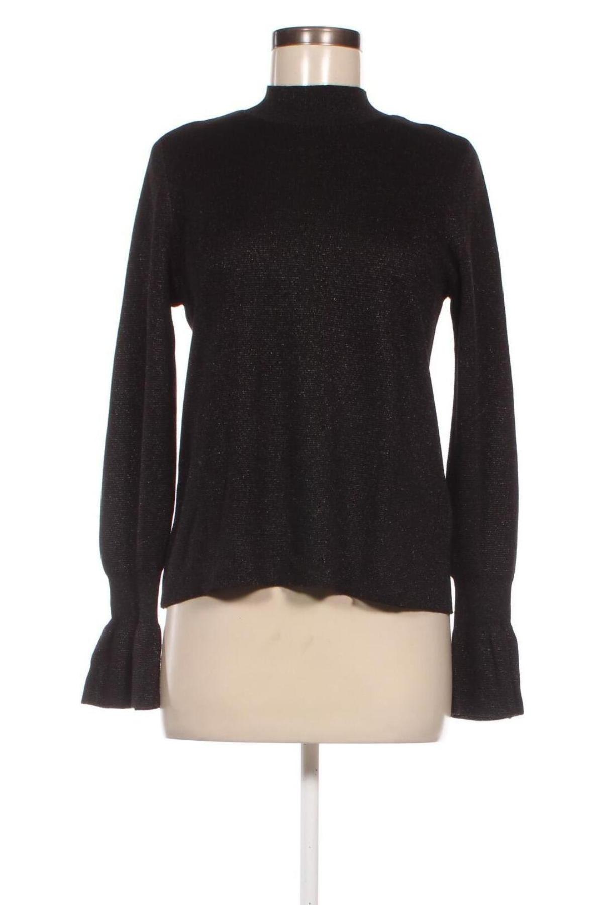 Дамски пуловер H&M, Размер M, Цвят Черен, Цена 15,59 лв.