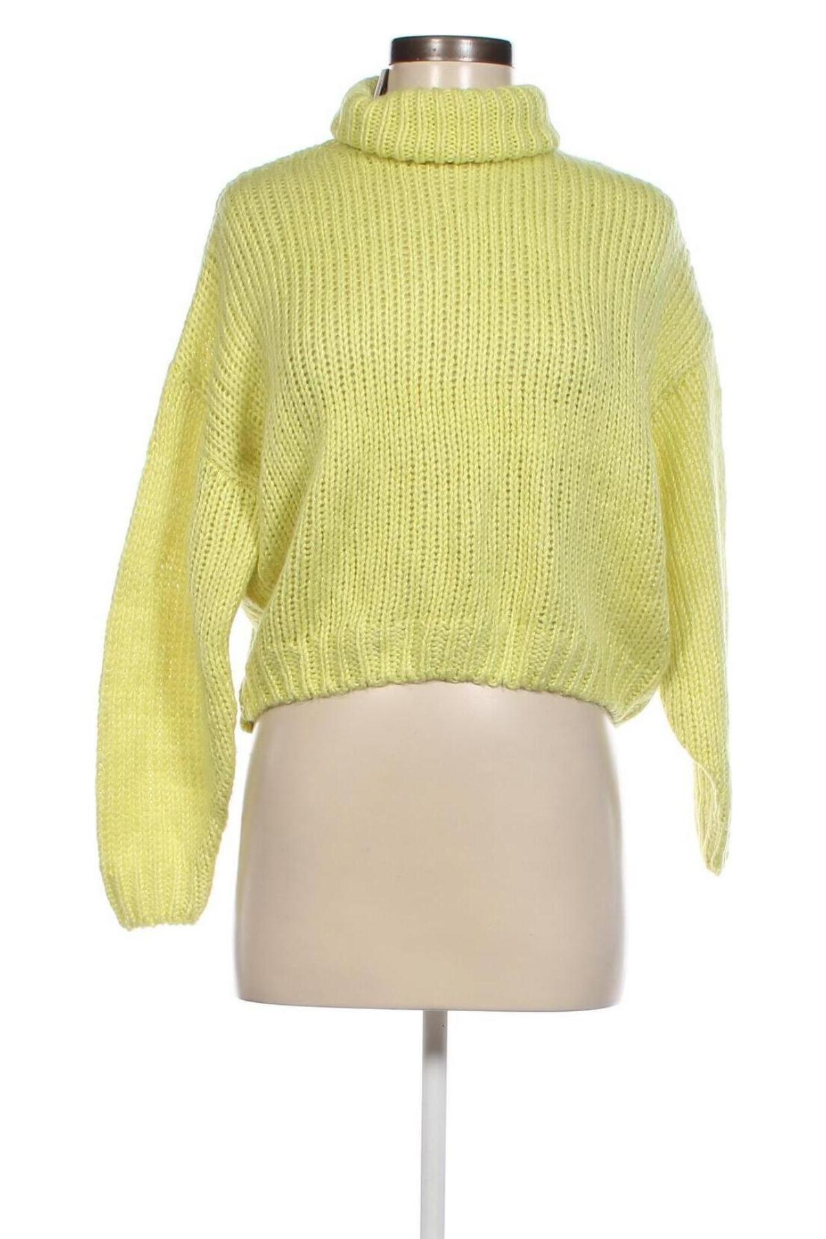 Дамски пуловер H&M Divided, Размер S, Цвят Жълт, Цена 9,28 лв.