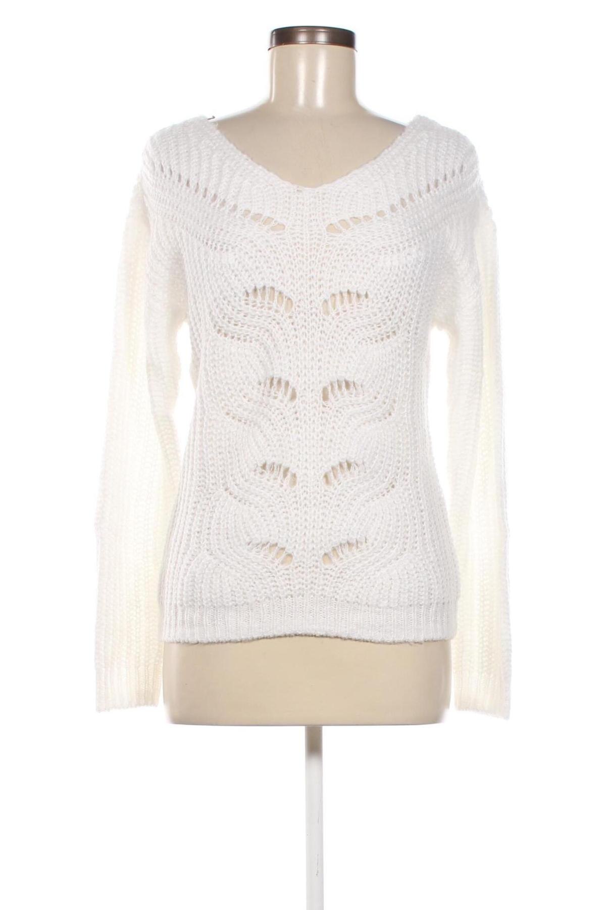 Дамски пуловер Lascana, Размер XS, Цвят Бял, Цена 11,50 лв.