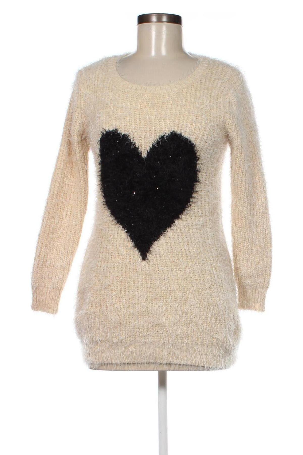 Γυναικείο πουλόβερ Miss Charm, Μέγεθος M, Χρώμα  Μπέζ, Τιμή 5,56 €