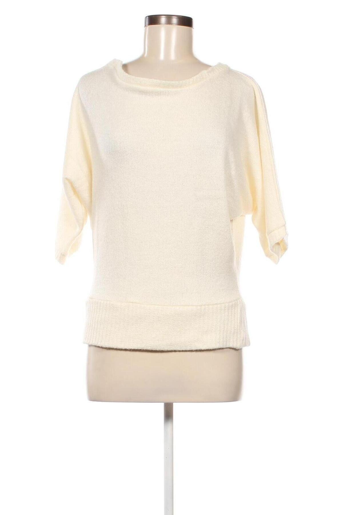 Γυναικείο πουλόβερ Miss Miss, Μέγεθος M, Χρώμα Εκρού, Τιμή 4,75 €