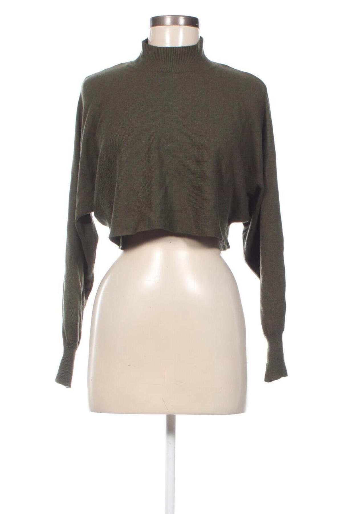 Дамски пуловер Moocci, Размер S, Цвят Зелен, Цена 7,54 лв.