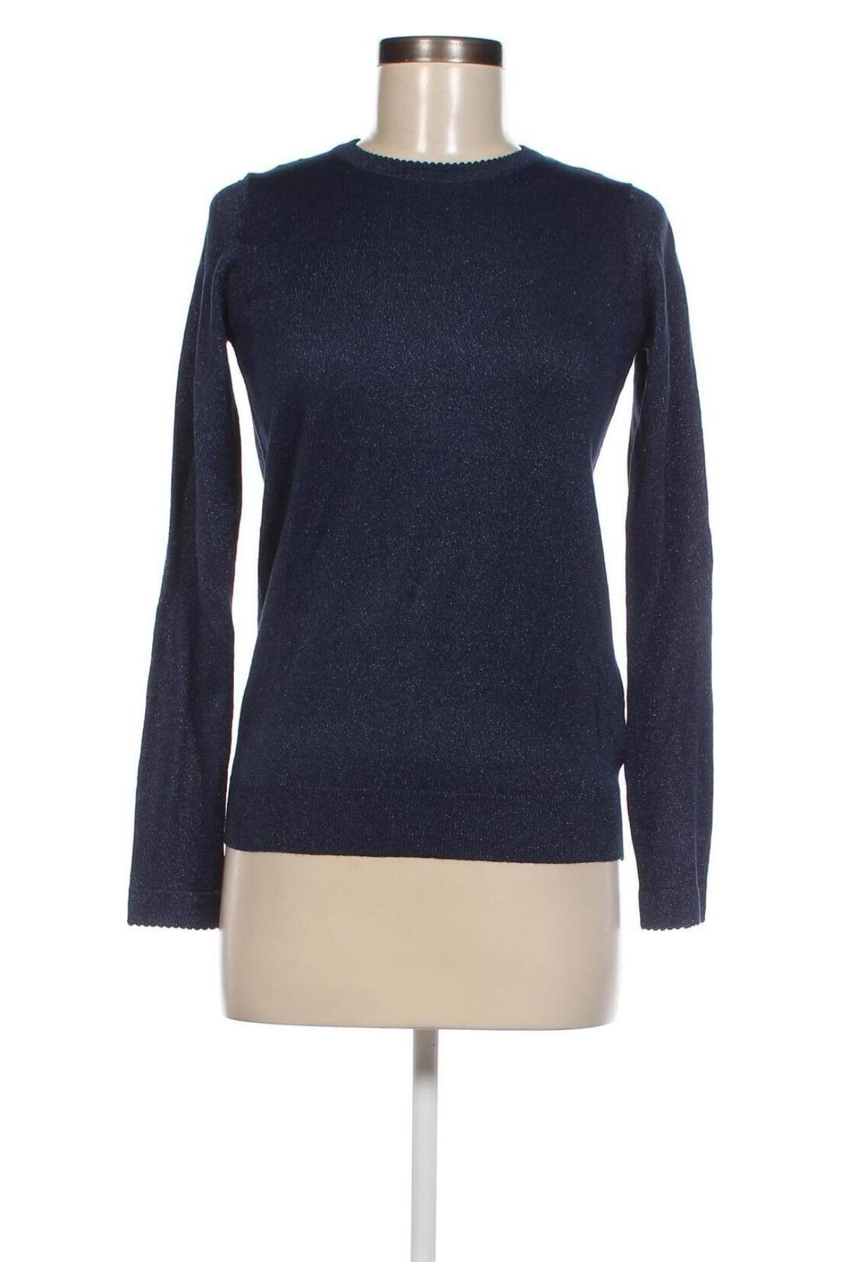 Дамски пуловер Piazza Italia, Размер S, Цвят Син, Цена 18,86 лв.
