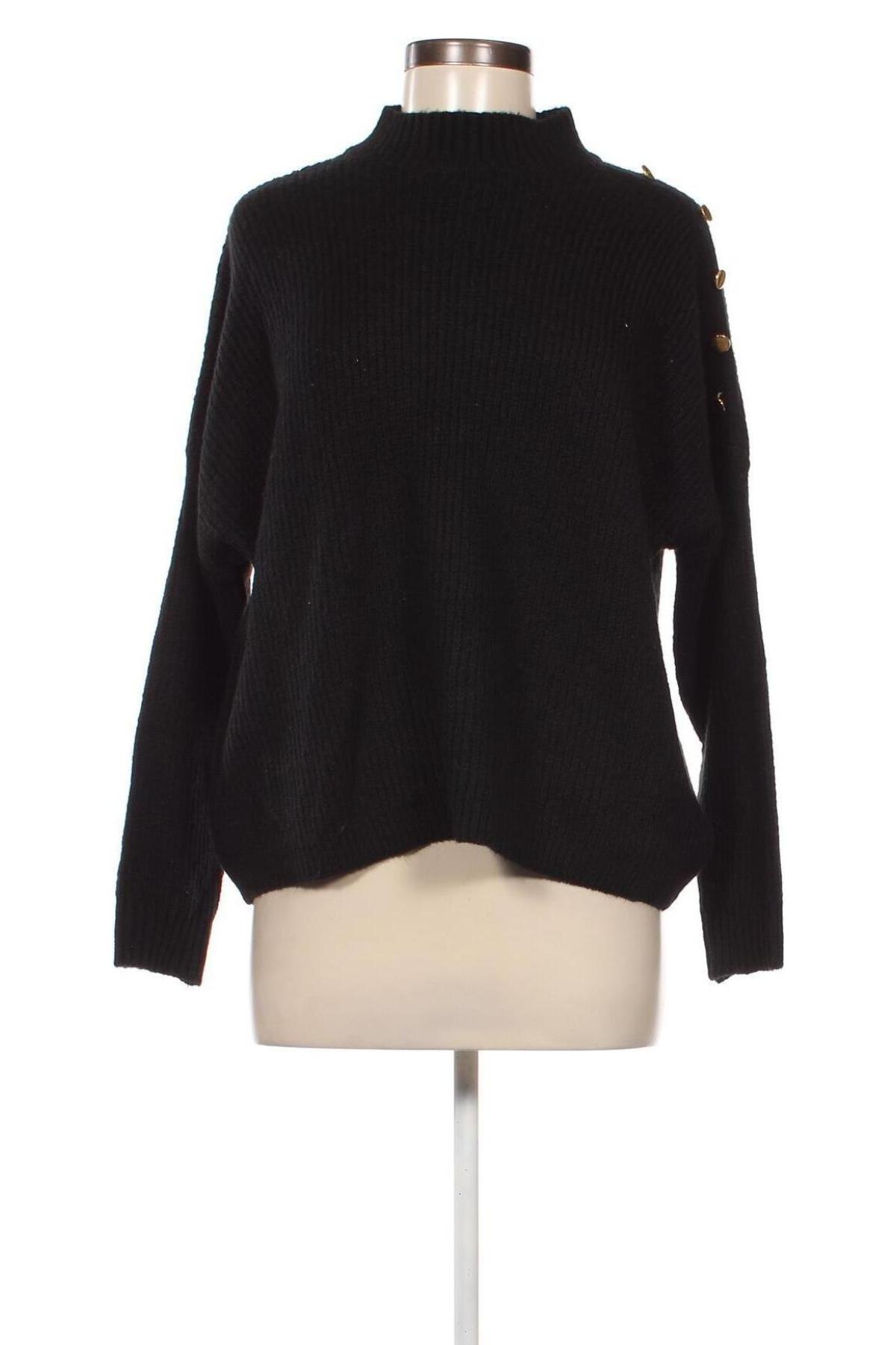 Дамски пуловер Sinsay, Размер XS, Цвят Черен, Цена 11,50 лв.