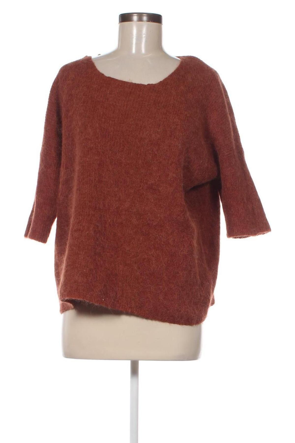 Дамски пуловер Soaked In Luxury, Размер L, Цвят Кафяв, Цена 11,00 лв.